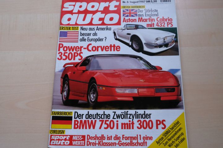 Deckblatt Sport Auto (08/1987)